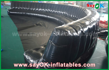 ইকো-বন্ধুত্বপূর্ণ কাস্টম Inflatable পণ্য 6 - 10m কালো Hermetically সিল 0.6 মিমি পিভিসি Inflatable পালঙ্ক