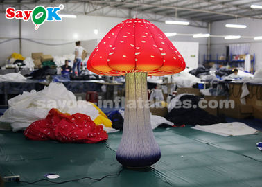 বিজ্ঞাপন জন্য 2m 16 রঙ LED হালকা মাশরুম Inflatable আলোর সজ্জা
