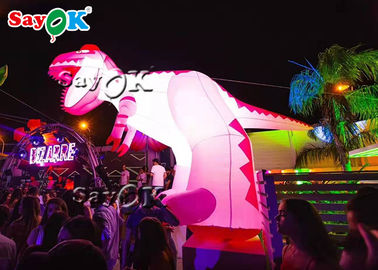 কাস্টম 4m LED inflatable ডাইনোসর inflatable পশুদের ইভেন্ট প্রসাধন জন্য