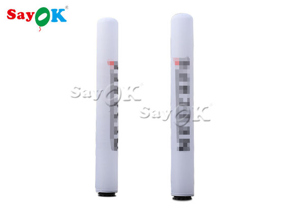 ইভেন্টগুলি / পর্যায় সজ্জায় 0.63x5mH ইনফ্ল্যাটেবল এলইডি হালকা কলাম