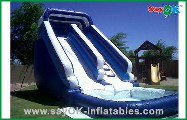 বিশাল inflatable জল স্লাইড কাস্টম পিভিসি টারপোলিন মিনি বাউন্সার / বাউন্সার inflatable স্লাইড এবং জল মজা জন্য স্লাইড