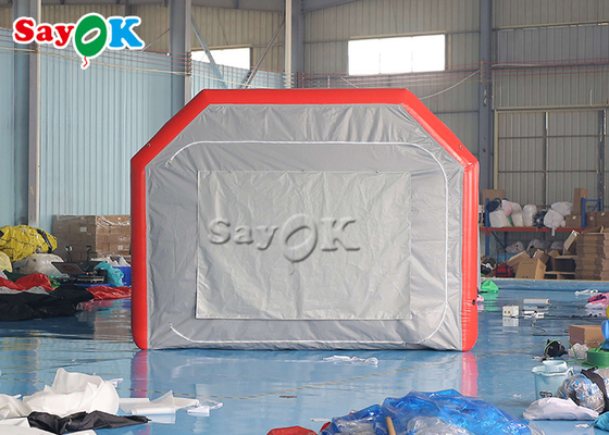 বহিরঙ্গন inflatable তাঁবু ধূসর বায়ুরোধী inflatable বায়ু তাঁবু ফুঁ আপ স্প্রে বুথ গাড়ী পেইন্টিং
