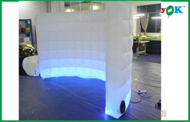 পার্টি তাঁবু অক্সফোর্ড কাপড় Inflatable বায়ু তাঁবু সাদা বিবাহের Inflatable ওয়াল Inflatable Led ওয়াল