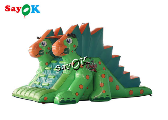 বাণিজ্যিক Inflatable Bouncy Slides Toddler Pvc Inflatable Dinosaur Dry Slide বহিরঙ্গন বিনোদন পার্কের জন্য