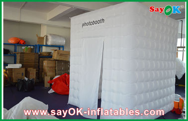 নেতৃত্বে আলো সঙ্গে 210D অক্সফোর্ড কাপড় Inflatable ফটো বুথ