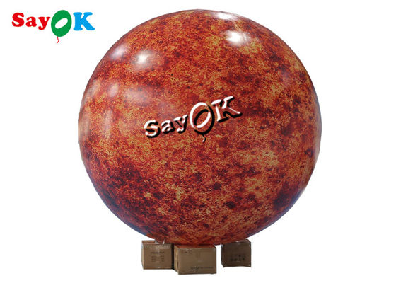 কনসার্ট স্টেজ ইনফ্ল্যাটেবল লাইটিং ডেকোরেশন বিগ ব্লো আপ বার্নিং সান ফর পার্টি নাইট