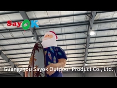 হাওয়াইয়ান ক্রিসমাস ডেক্রেশন মডেল ক্রিসমাস বোল্ট সান্তা ক্লাউস সৈকতে