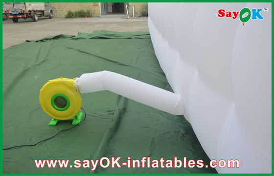 আউটওয়েল এয়ার টেন্ট বড় inflatable টেন্ট বহনযোগ্য বিশাল সাদা নাইলন কাপড় inflatable এয়ার টেন্ট, 3m চ্যানেল