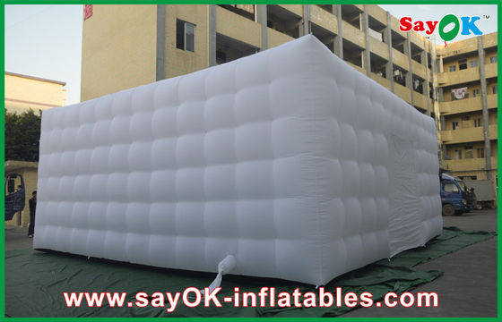 আউটওয়েল এয়ার টেন্ট বড় inflatable টেন্ট বহনযোগ্য বিশাল সাদা নাইলন কাপড় inflatable এয়ার টেন্ট, 3m চ্যানেল