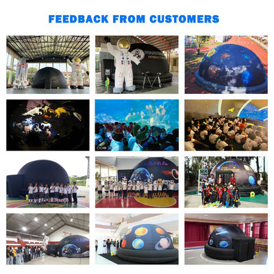 CE Certified Inflatable Planetarium Dome with Professional Projection Fabric and Emergency Escape Feature