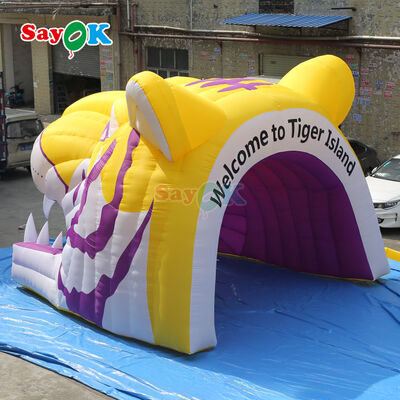 Portable Waterproof UV Resistant Inflatable Tunnel Tent for Football and Outdoor Sports Events