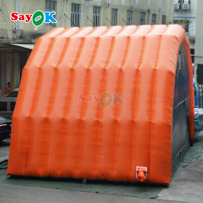 Commercial PVC Inflatable Stage Cover Air Tent for Outdoor Events 10mx6mx6mH with Durable 0.4mm PVC Tarpaulin and Weather-Resistant Design