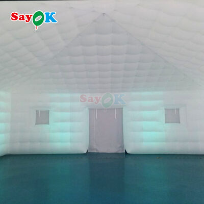 Portable LED Inflatable Air Tent 10mx10m with Durable 210D Oxford Cloth and Weather-Resistant Design for Outdoor Events