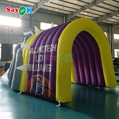 Custom Inflatable Tunnel Tent with Durable 210D Oxford Cloth for Portable and Easy Setup Football Sports