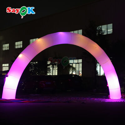 Custom Inflatable Arch with LED Lights for Outdoor Events and Promotions