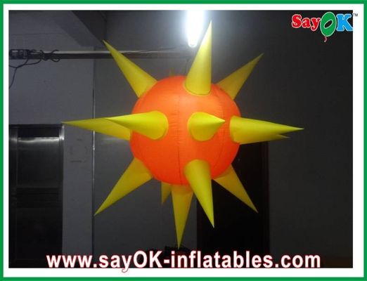অগ্নি-প্রমাণ নাইলন কাপড় সঙ্গে মাল্টি রঙ Inflatable আলোর অলংকরণ
