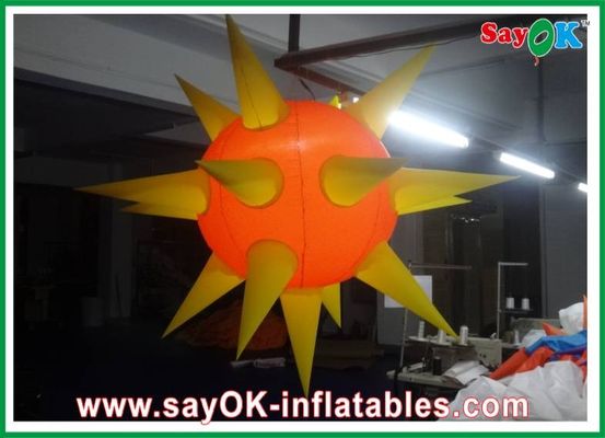 অগ্নি-প্রমাণ নাইলন কাপড় সঙ্গে মাল্টি রঙ Inflatable আলোর অলংকরণ