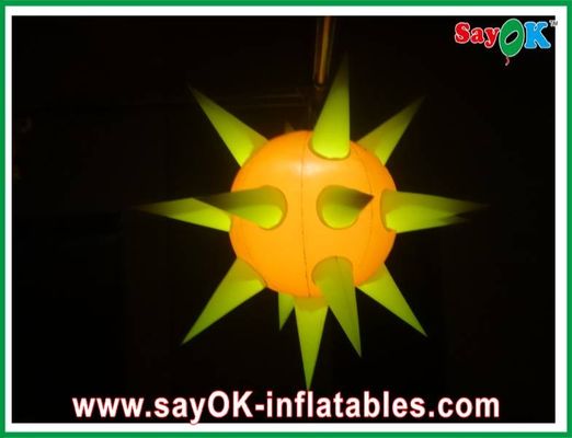 অগ্নি-প্রমাণ নাইলন কাপড় সঙ্গে মাল্টি রঙ Inflatable আলোর অলংকরণ