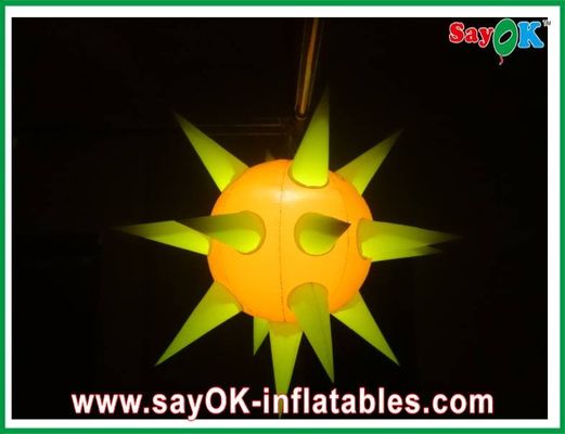 অগ্নি-প্রমাণ নাইলন কাপড় সঙ্গে মাল্টি রঙ Inflatable আলোর অলংকরণ
