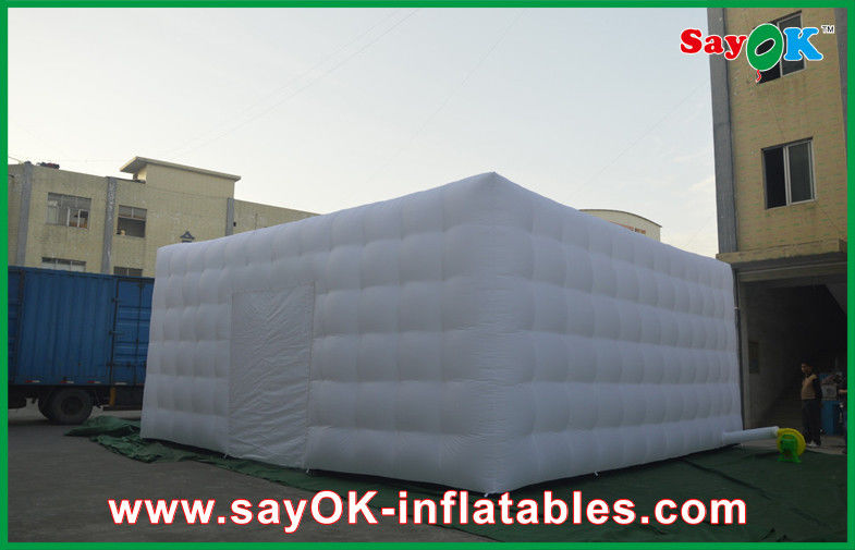 আউটওয়েল এয়ার টেন্ট বড় inflatable টেন্ট বহনযোগ্য বিশাল সাদা নাইলন কাপড় inflatable এয়ার টেন্ট, 3m চ্যানেল