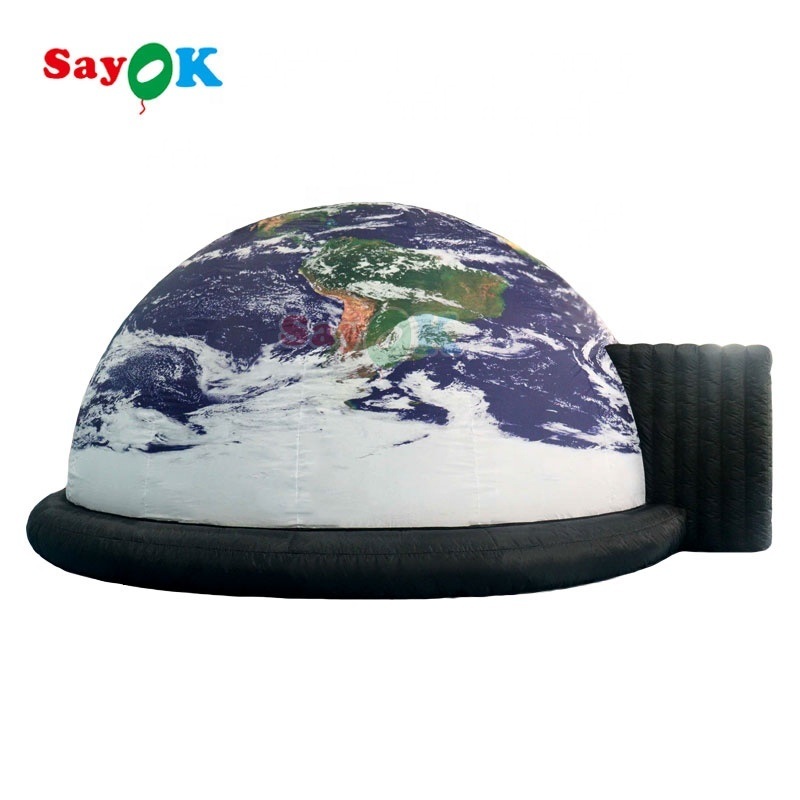 Sayok 6m Inflatable Planetarium Dome with Professional Projection Fabric CE Certified and HD Projector Compatibility
