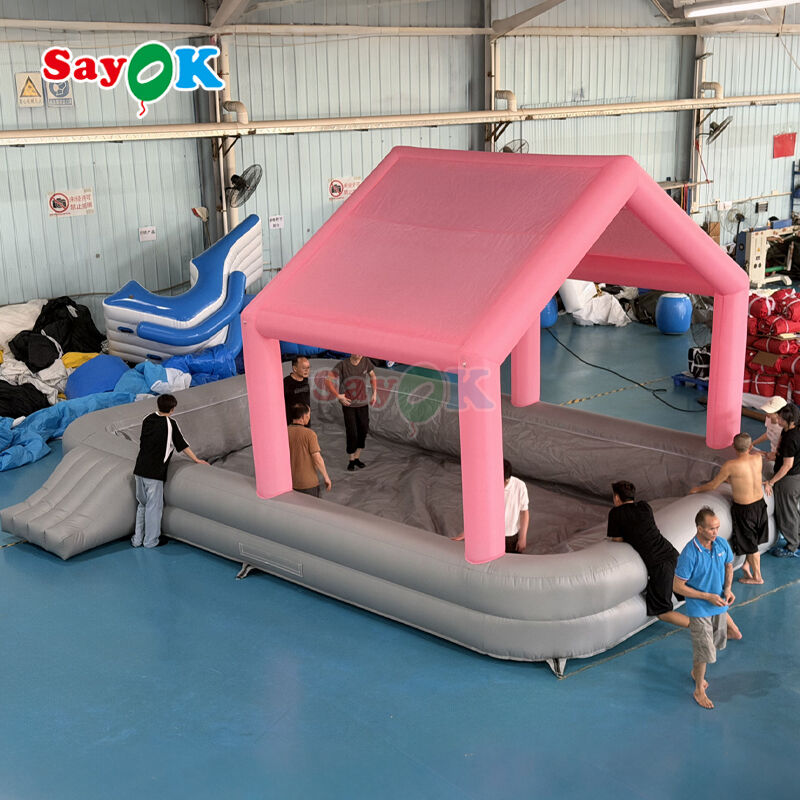Durable PVC Tarpaulin Inflatable Pool Bar with Customizable Size and Flame-Retardant Design for Outdoor Parties