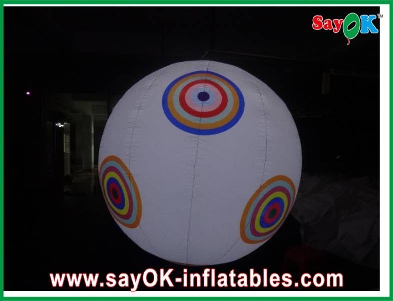 লোগো মুদ্রণ Inflatable আলোর বিবাহের অনুষ্ঠান / পর্যায় সজ্জা জন্য বল ঝুলন্ত