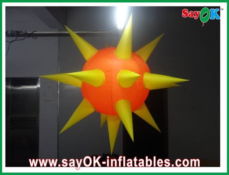 অগ্নি-প্রমাণ নাইলন কাপড় সঙ্গে মাল্টি রঙ Inflatable আলোর অলংকরণ
